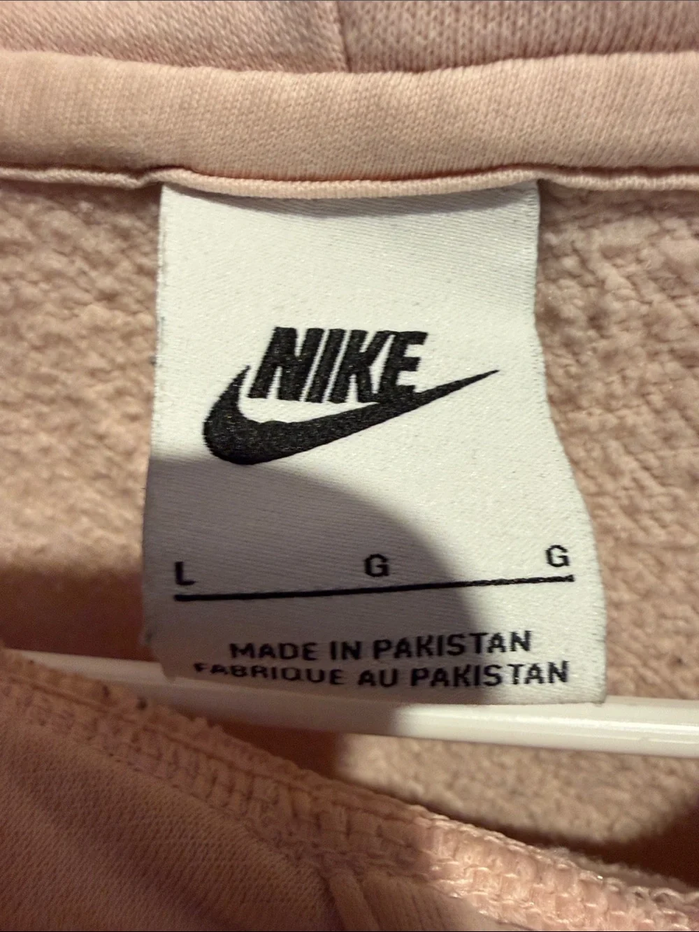 Nike Oversized Blush Pink Hoodie Size: L